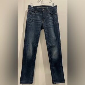 American Eagle Outfitters Dark Blue Straight Jeans